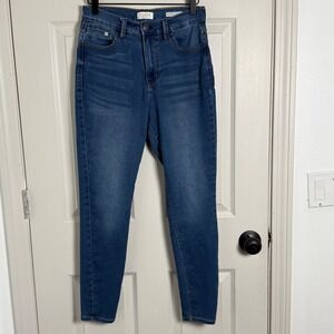 Curve Appeal‎ Jeans Womens 6/28 Blue Essential Skinny Medium Wash Blue High Rise